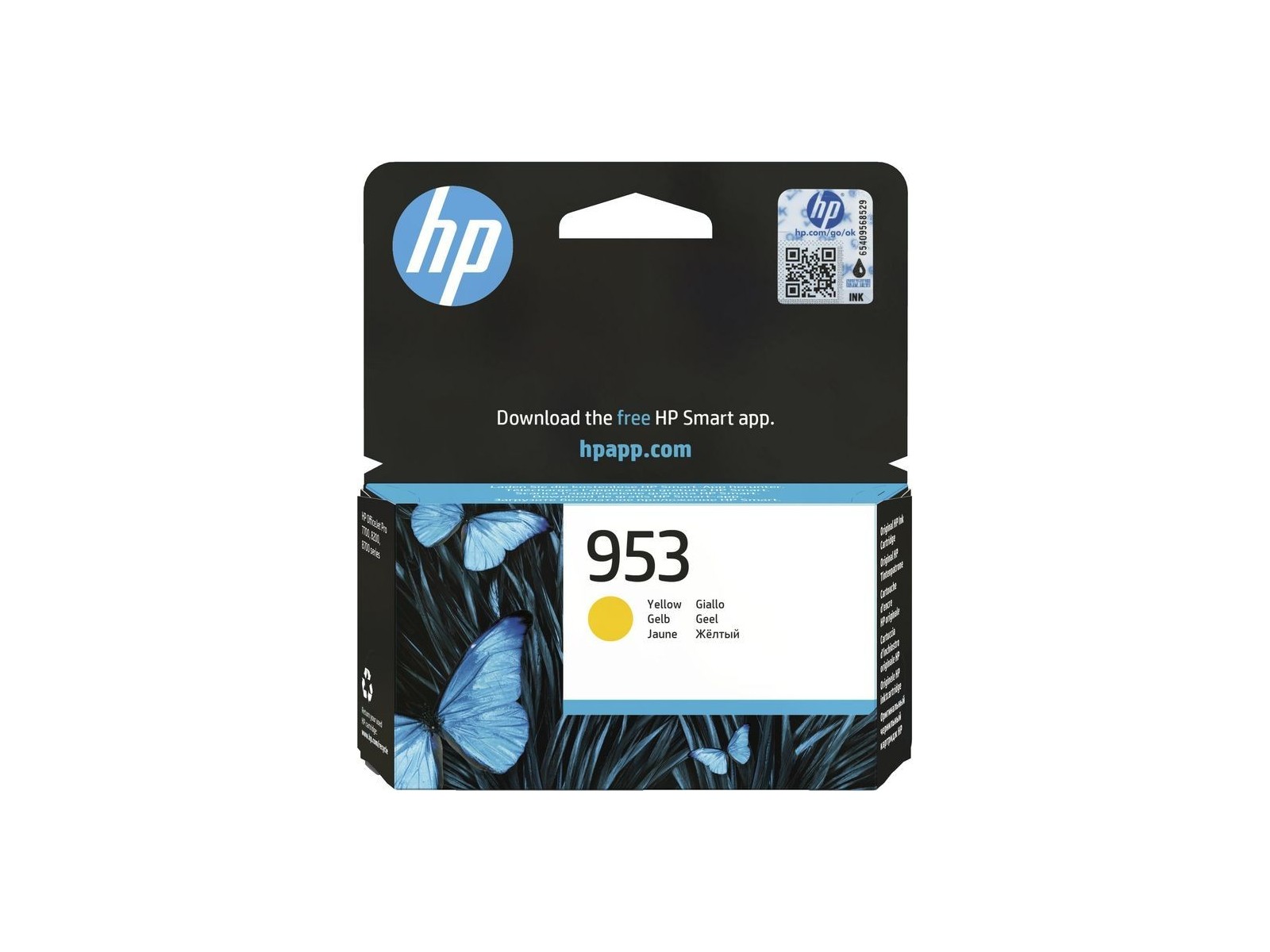 F6U14AE HP 953 Yellow Original Ink Cartridge F6U14AE HP 953 Yellow Original Ink Cartridge