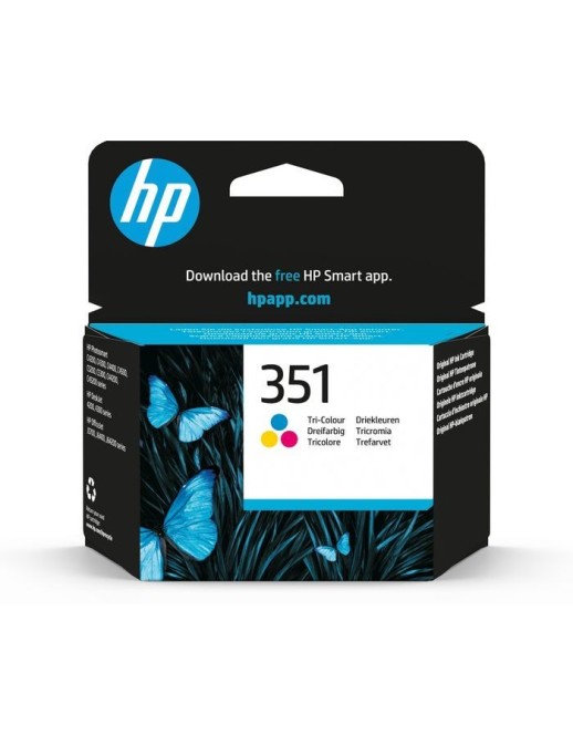 CB337EEBA3 HP 351 Tri-Color Original Ink Cartridge