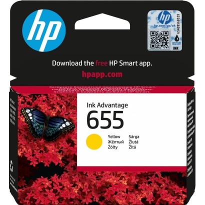 CZ112AEBHK HP 655 Yellow Original Ink Advantage Cartridge
