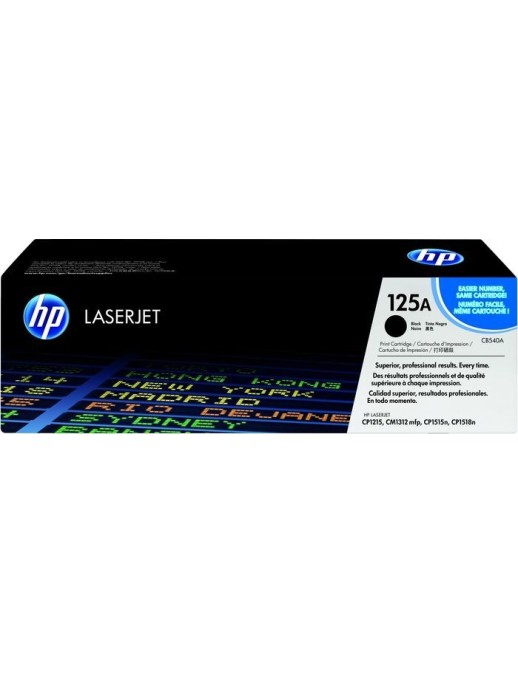 CB540A-RFB HP 125A Black Original LaserJet Toner Cartridge