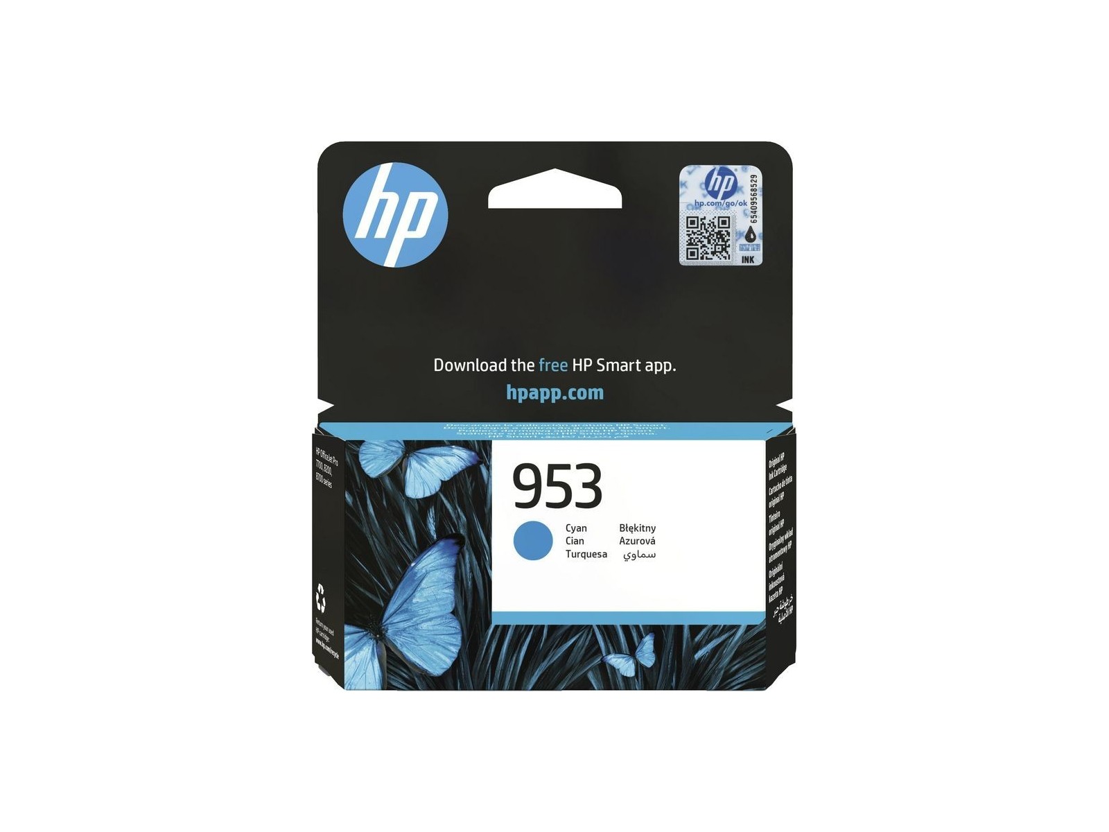 F6U12AEBGY HP 953 Cyan Original Ink Cartridge F6U12AEBGY HP 953 Cyan Original Ink Cartridge