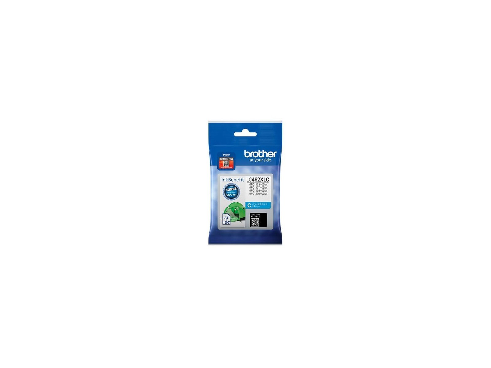 LC462XLC Brother Ink Cartridge 1 Pc(S) Original High (Xl) Yield Cyan LC462XLC Brother Ink Cartridge 1 Pc(S) Original High (Xl) Yield Cyan
