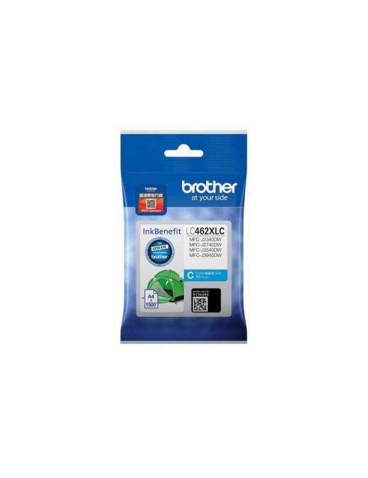 LC462XLC Brother Ink Cartridge 1 Pc(S) Original High (Xl) Yield Cyan