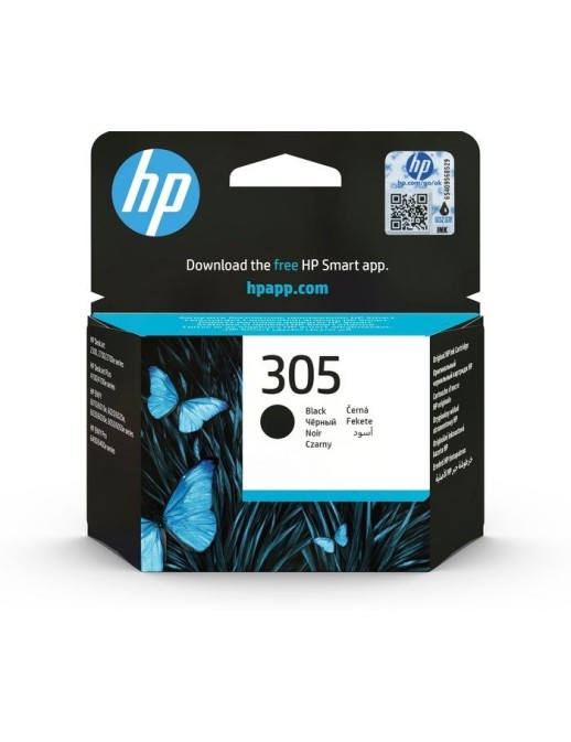 3YM61AEUUQ HP 305 Black Original Ink Cartridge