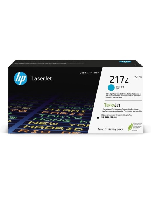 W2171Z HP 217Z Ultra High Yield Cyan Original Laserjet Toner Cartridge