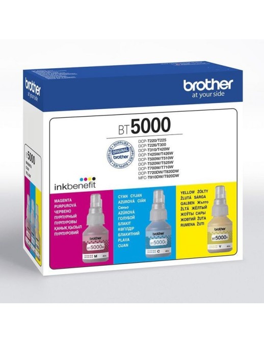 BT5000CLVAL Brother Ink Cartridge 3 Pc(S) Compatible Cyan, Magenta, Yellow