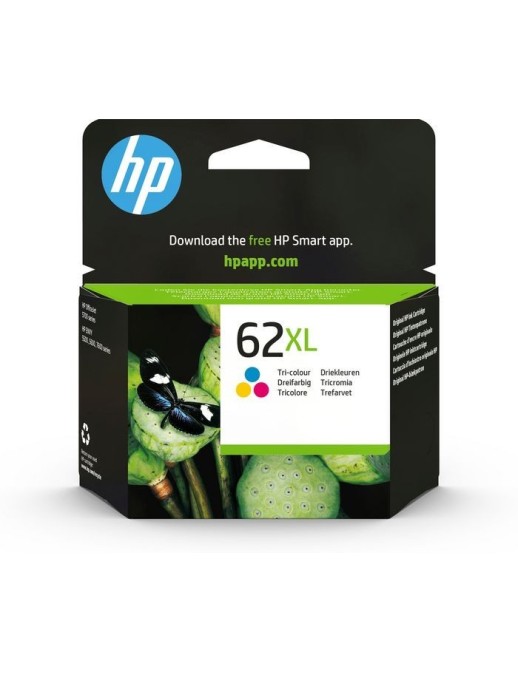 C2P07AEUUQ HP 62Xl High Yield Tri-Color Original Ink Cartridge