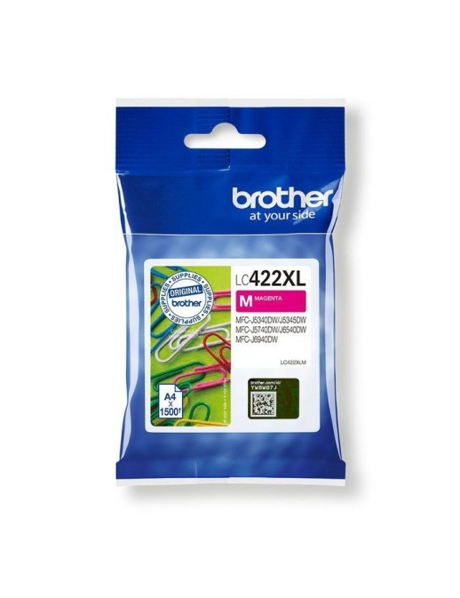 LC422XLM Brother Lc-422Xlm Ink Cartridge 1 Pc(S) Original Magenta