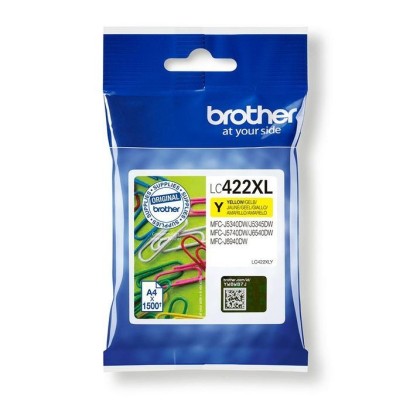 LC422XLY Brother Lc-422Xly Ink Cartridge 1 Pc(S) Original Yellow