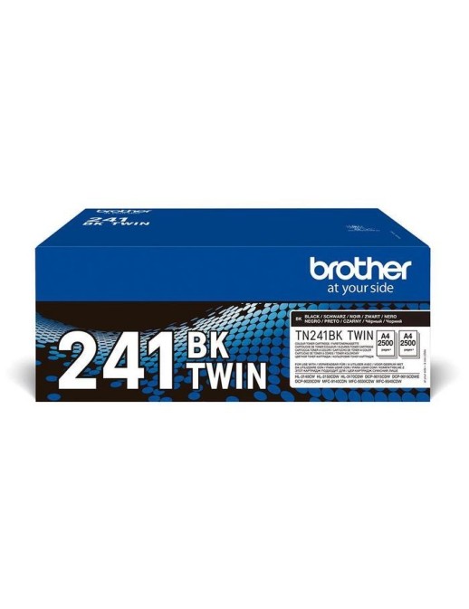 TN241BKTWIN Brother TN241BK TWIN TONER FOR DCL - MOQ 4