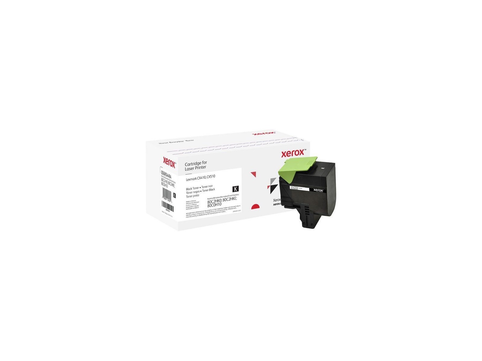 006R04494 Xerox Everyday Black Toner Compatible With Lexmark 80C2Hk0 80C2Hke 80C0H10, High Yield 006R04494 Xerox Everyday Black Toner Compatible With Lexmark 80C2Hk0 80C2Hke 80C0H10, High Yield