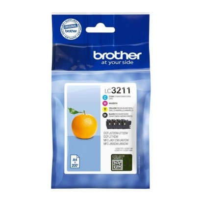 LC3211VALDR Brother LC3211 VALUE BLISTER & DR SECURITY TAG - MOQ 4