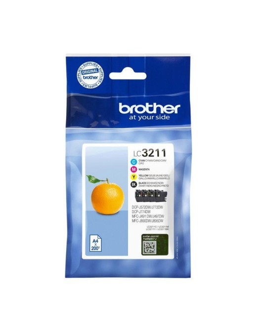 LC3211VALDR Brother LC3211 VALUE BLISTER & DR SECURITY TAG - MOQ 4