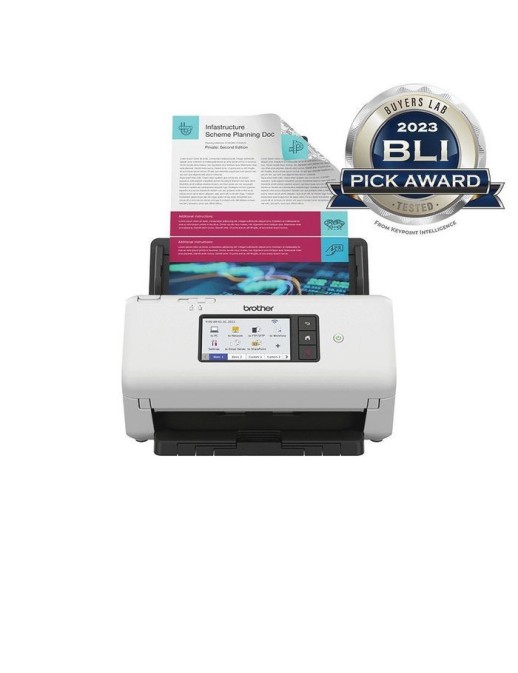 ADS4700WRE1 Brother Ads-4700W Adf + Sheet-Fed Scanner 600 X 600 Dpi A4 Black, White