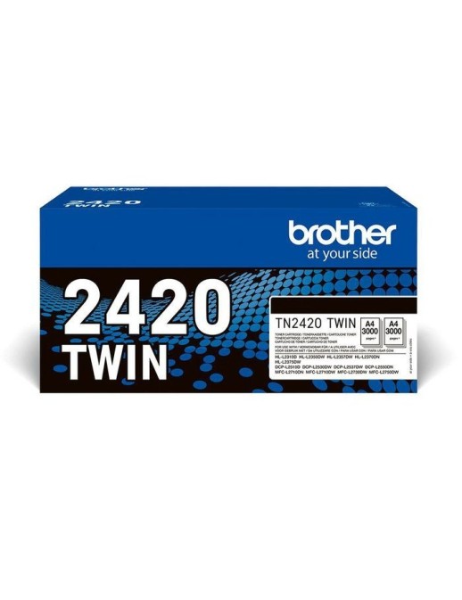 TN2420TWIN Brother TN2420 TWIN TONER FOR ELL - MOQ 3
