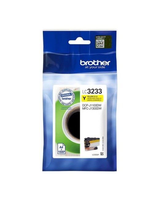 LC3233Y Brother Lc-3233Y Ink Cartridge 1 Pc(S) Original Standard Yield Yellow