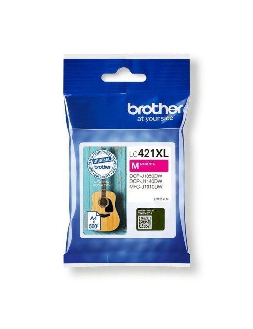 LC421XLM Brother Lc-421Xlm Ink Cartridge 1 Pc(S) Original High (Xl) Yield Magenta