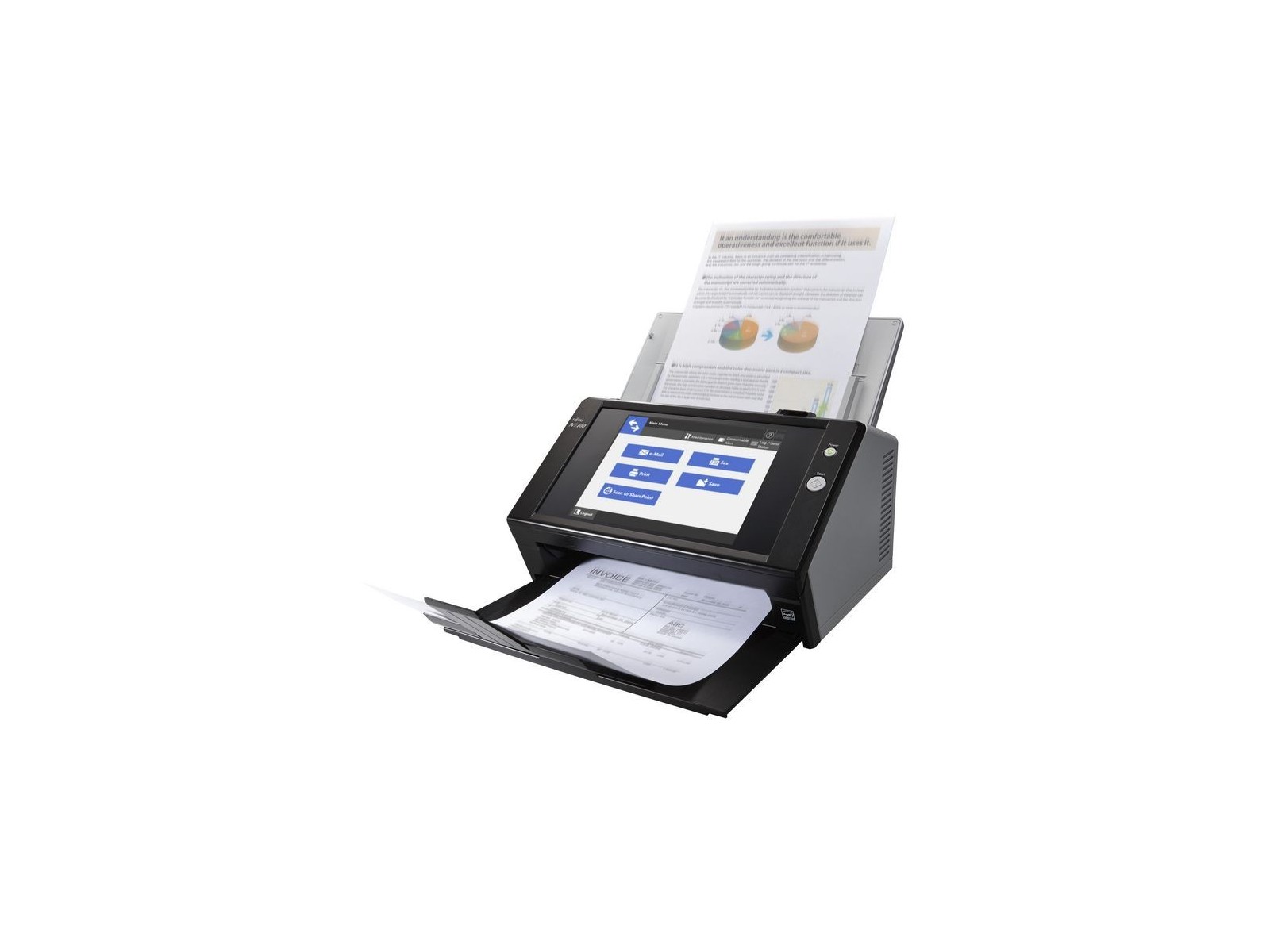 PA03706-B301 Fujitsu N7100E Adf Scanner 600 X 600 Dpi A4 Black PA03706-B301 Fujitsu N7100E Adf Scanner 600 X 600 Dpi A4 Black