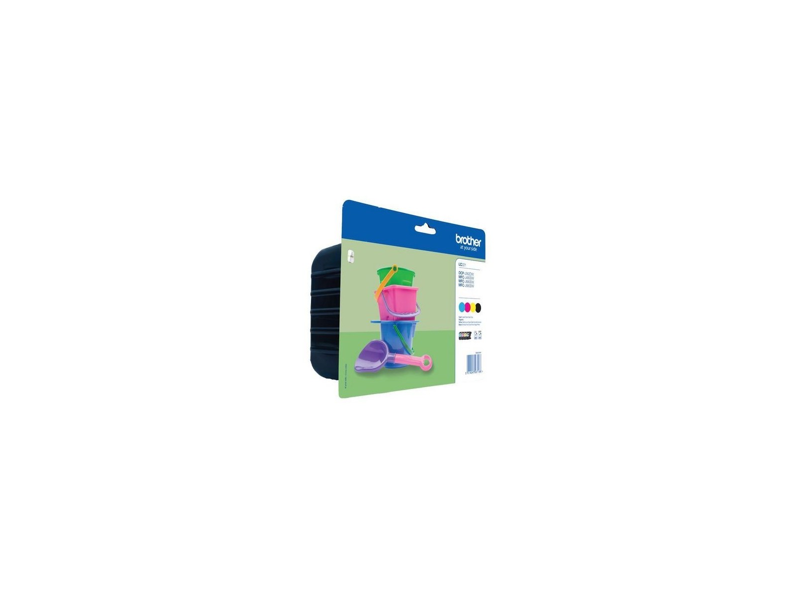 LC-221VALBPDR Brother Ink Cartridge 4 Pc(S) Original Black, Cyan, Magenta, Yellow LC-221VALBPDR Brother Ink Cartridge 4 Pc(S) Original Black, Cyan, Magenta, Yellow