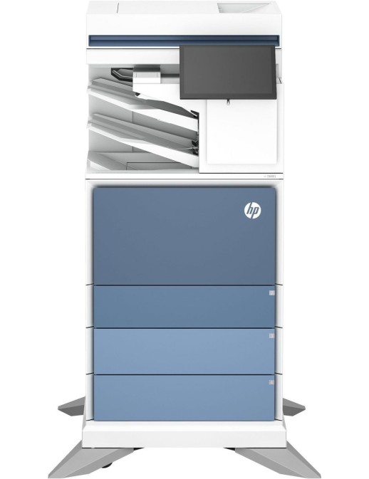 6QN37AB19 HP LaserJet Color Enterprise Flow MFP 6800zfsw Printer, Print, copy, scan, fax, Flow Touchscreen Stapling TerraJet car