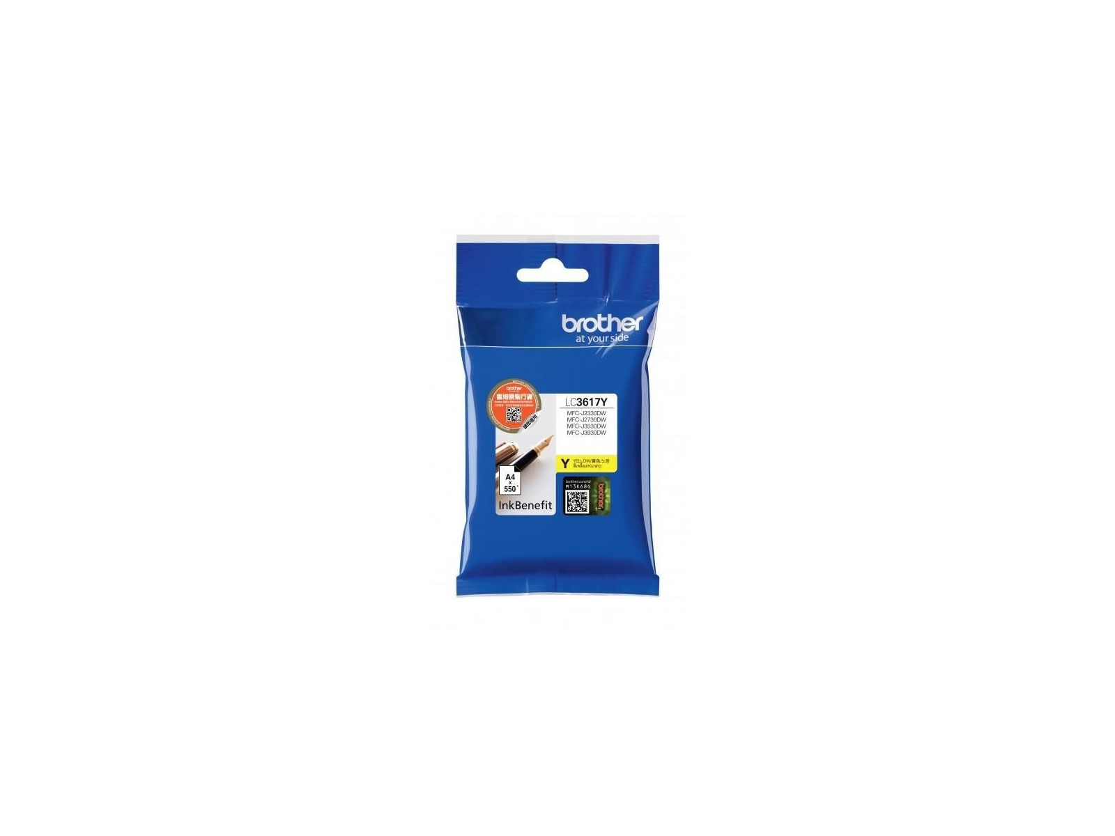 LC3617Y Brother Lc-3617Y Ink Cartridge 1 Pc(S) Original Standard Yield Yellow LC3617Y Brother Lc-3617Y Ink Cartridge 1 Pc(S) Original Standard Yield Yellow