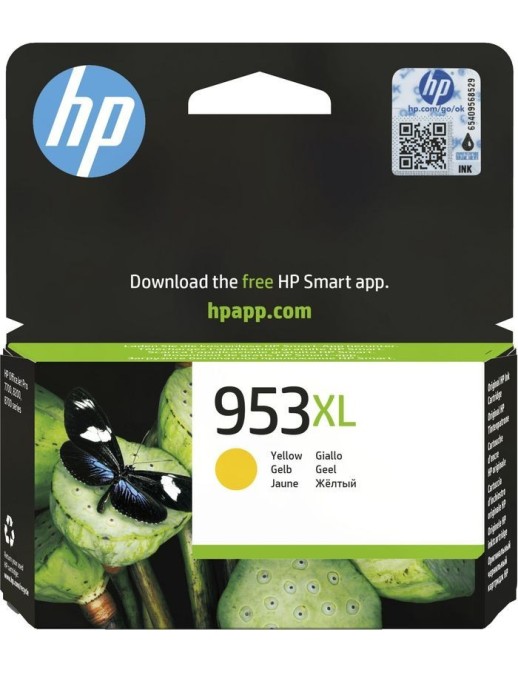 F6U18AEBGY HP 953Xl High Yield Yellow Original Ink Cartridge