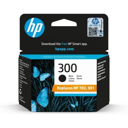 CC640EEBA3 HP 300 Black Original Ink Cartridge