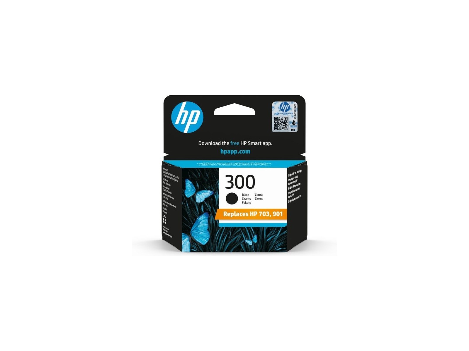CC640EEBA3 HP 300 Black Original Ink Cartridge CC640EEBA3 HP 300 Black Original Ink Cartridge