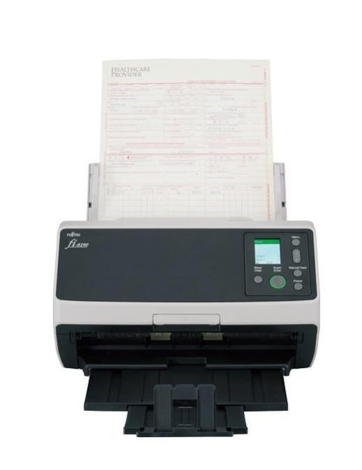 PA03810-B001 Fujitsu Fi-8190 Adf + Manual Feed Scanner 600 X 600 Dpi A4 Black, Grey