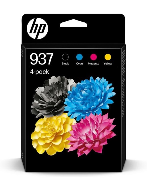 6C400NE301 HP 937 CMYK Original Ink Cartridge 4-Pack