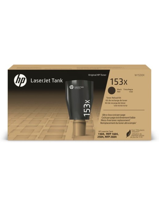 W1530X HP 153X Black Original Laserjet Tank Toner Reload Kit