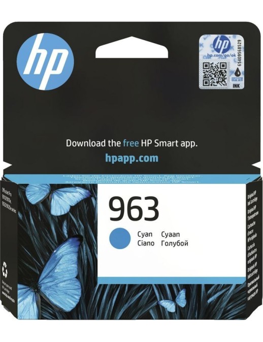 3JA23AEBGY HP 963 Cyan Original Ink Cartridge
