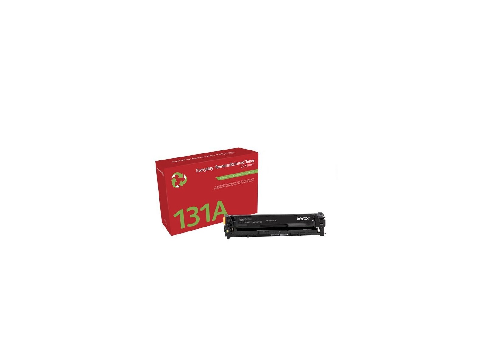 006R03808 Xerox Ay Remanufactured Everyday Black Remanufactured Toner By Xerox Replaces Hp 131A (Cf210A), Standard Capacity 006R03808 Xerox Ay Remanufactured Everyday Black Remanufactured Toner By Xerox Replaces Hp 131A (Cf210A), Standard Capacity