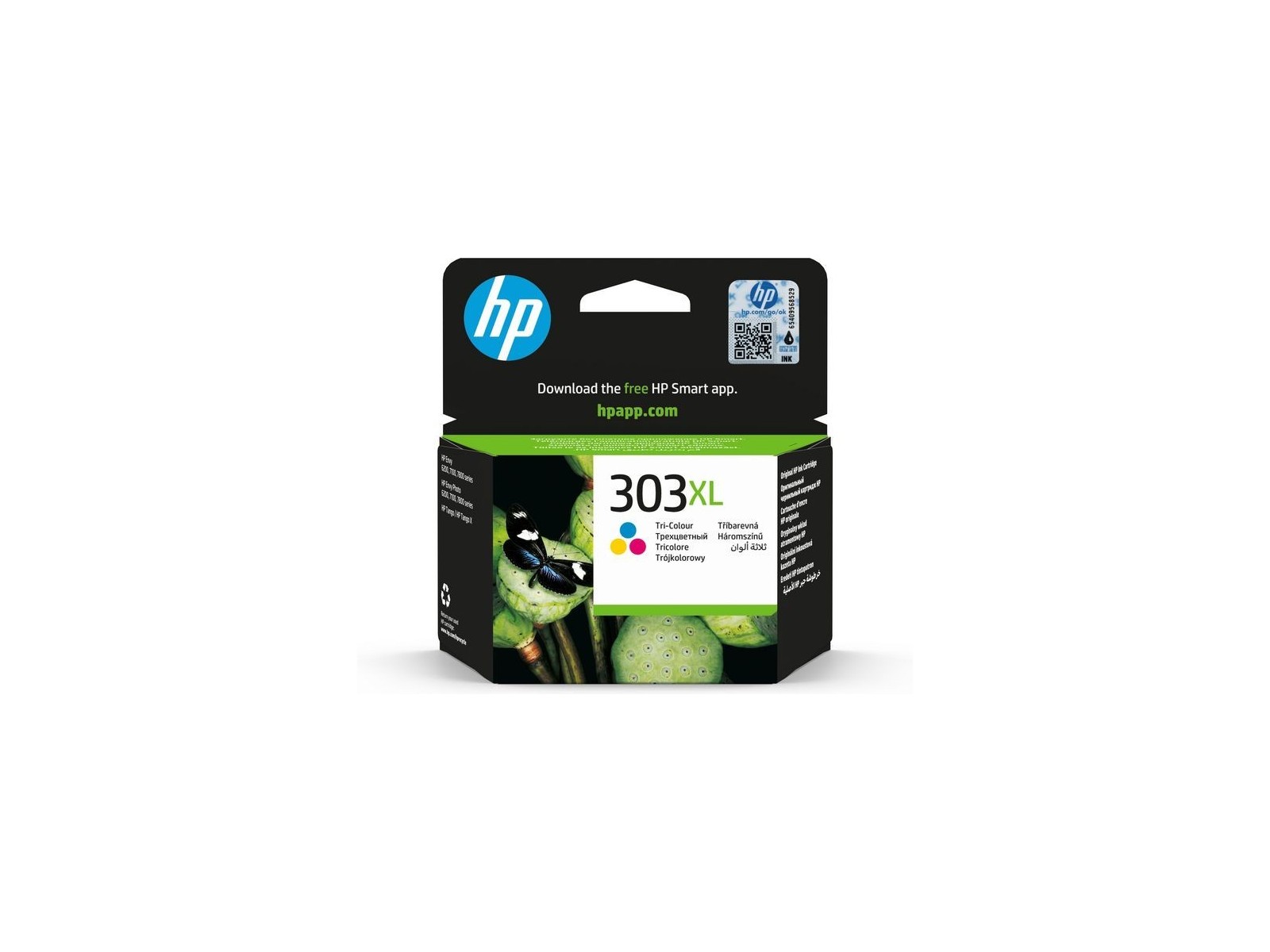 T6N03AEUUQ HP 303Xl High Yield Tri-Color Original Ink Cartridge T6N03AEUUQ HP 303Xl High Yield Tri-Color Original Ink Cartridge