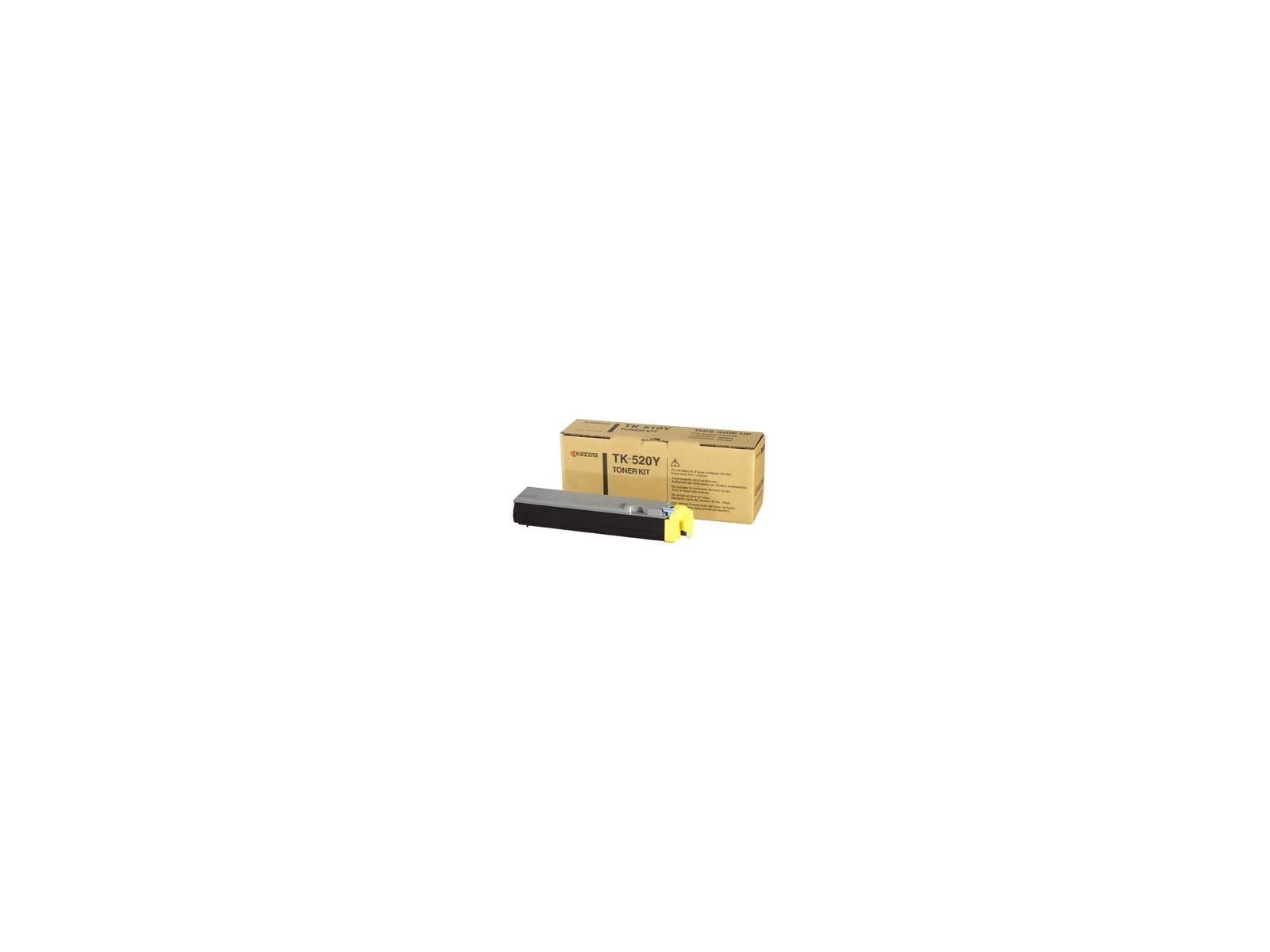 1T02HJAEU0 Kyocera Tk-520Y Toner Cartridge 1 Pc(S) Original Yellow 1T02HJAEU0 Kyocera Tk-520Y Toner Cartridge 1 Pc(S) Original Yellow