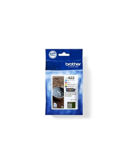 LC422VALDR Brother LC422 VALUE BP INK & DR SEC TAG (BH19MB) - MOQ 4