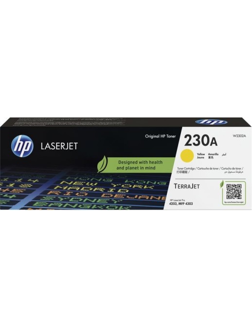 W2302A HP 230A Yellow Original Laserjet Toner Cartridge