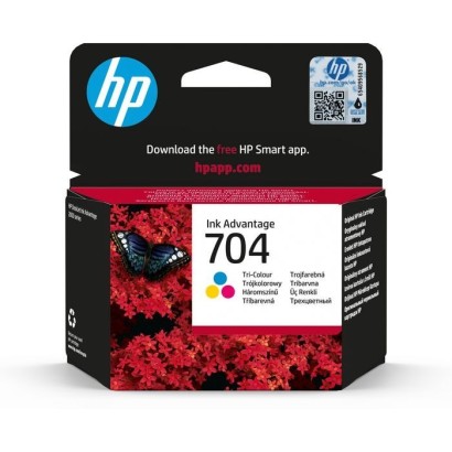 CN693AE HP 704 Tri-Color Original Ink Advantage Cartridge
