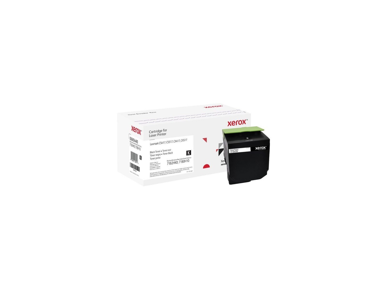 006R04490 Xerox Everyday Black Toner Compatible With Lexmark 71B2Hk0 71B0H10, High Yield 006R04490 Xerox Everyday Black Toner Compatible With Lexmark 71B2Hk0 71B0H10, High Yield