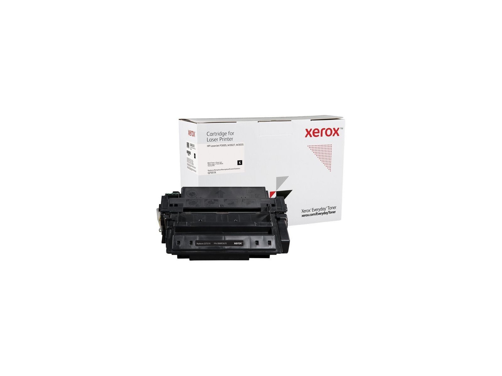 006R03670 Xerox Everyday Black Toner Compatible With Hp Q7551X 006R03670 Xerox Everyday Black Toner Compatible With Hp Q7551X