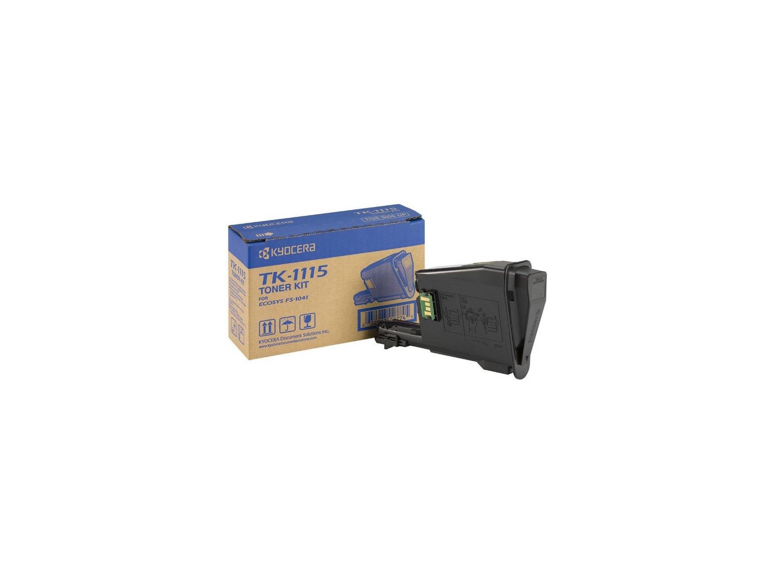 1T02M50NLV Kyocera Tk-1115 Toner Cartridge 1 Pc(S) Original Black 1T02M50NLV Kyocera Tk-1115 Toner Cartridge 1 Pc(S) Original Black