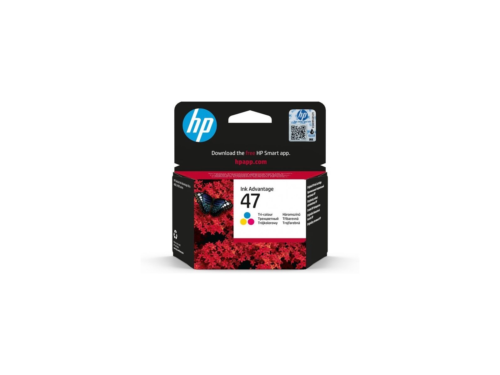 6ZD61AEBHK HP 47 Tri-Color Original Cartridge 6ZD61AEBHK HP 47 Tri-Color Original Cartridge