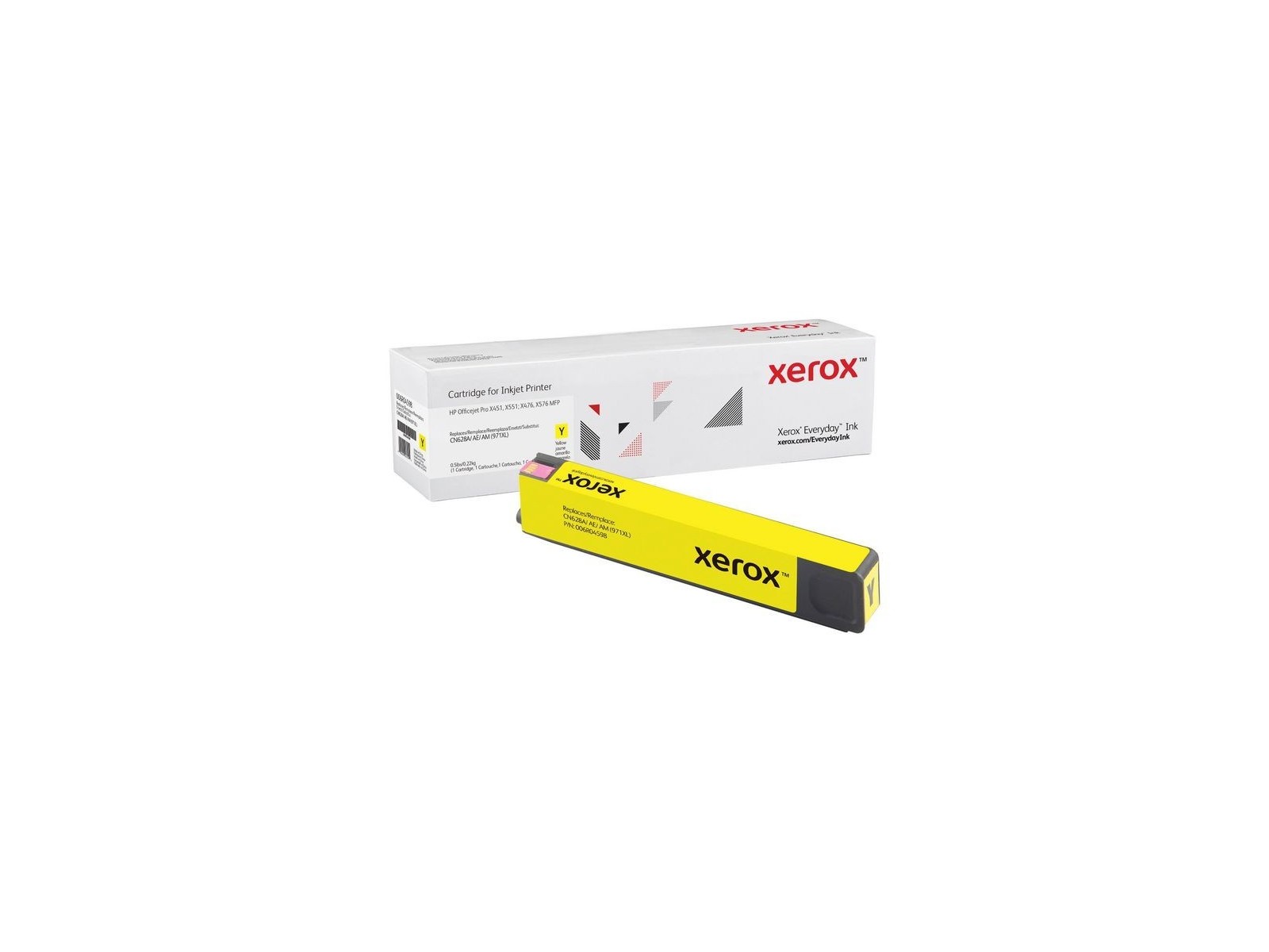 006R04598 Xerox Everyday Yellow Toner Compatible With Hp 971Xl (Cn628Ae, Cn628A, Cn628Am), High Yield 006R04598 Xerox Everyday Yellow Toner Compatible With Hp 971Xl (Cn628Ae, Cn628A, Cn628Am), High Yield