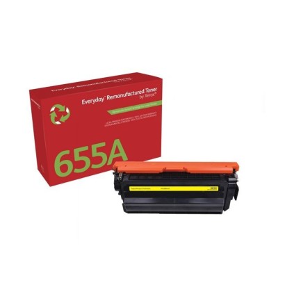 006R04345 Xerox Ay Remanufactured Everyday Yellow Remanufactured Toner By Xerox Replaces Hp 655A (Cf452A), Standard Capacity