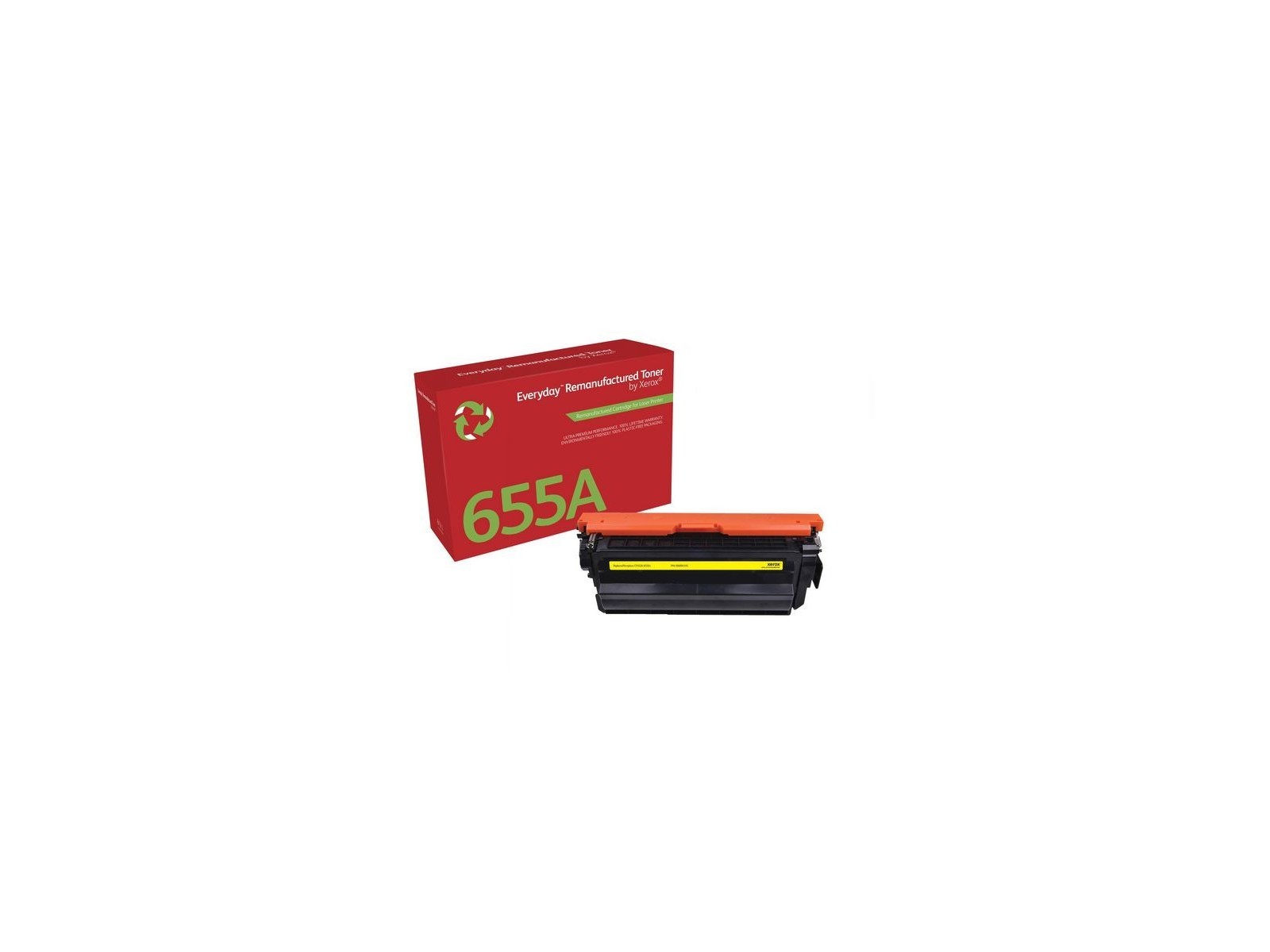 006R04345 Xerox Ay Remanufactured Everyday Yellow Remanufactured Toner By Xerox Replaces Hp 655A (Cf452A), Standard Capacity 006R04345 Xerox Ay Remanufactured Everyday Yellow Remanufactured Toner By Xerox Replaces Hp 655A (Cf452A), Standard Capacity