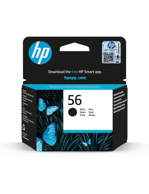 C6656AEABE HP 56 Black Original Ink Cartridge