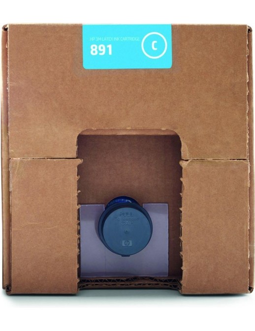 G0Y72A HP 3M 891 10-Liter Cyan Latex Ink Cartridge