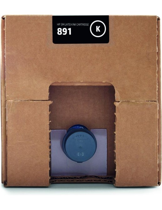 G0Y75A HP 3M 891 10-Liter Black Latex Ink Cartridge