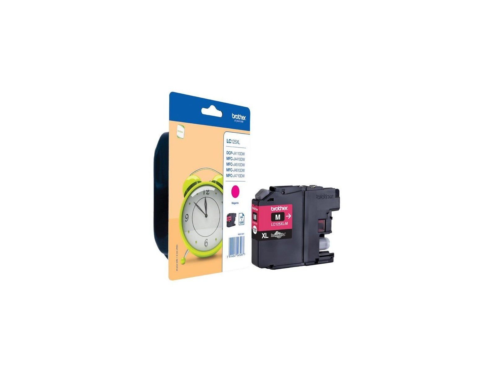 LC125XLMBP Brother Lc-125Xlmbp Ink Cartridge 1 Pc(S) Original Magenta LC125XLMBP Brother Lc-125Xlmbp Ink Cartridge 1 Pc(S) Original Magenta