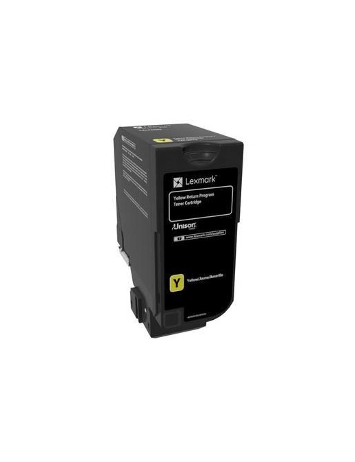 74C20Y0 Lexmark CS720, CS725, CX725 Yellow Return Programme Toner Cartridge